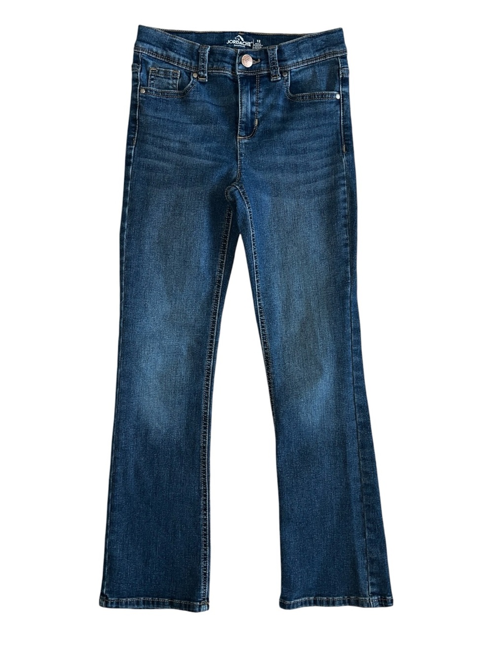 Jordache Girls Dark Blue Bootcut Jeans Size 12